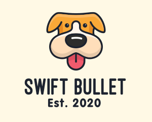 Cute Puppy Dog logo design