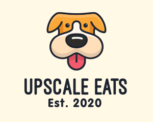 Cute Puppy Dog logo design