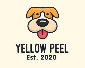 Cute Puppy Dog logo design