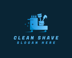 Cleaner Clean Housekeeping  logo design