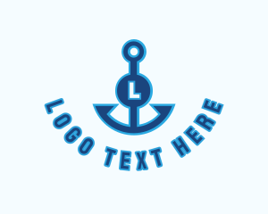 Ship Anchor Nautical logo