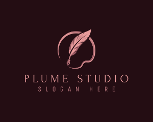 Journalist Writing Plume logo