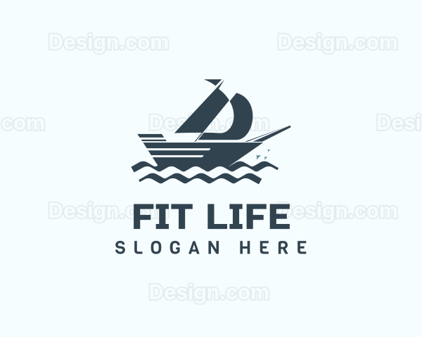 Sailing Boat Yacht Logo