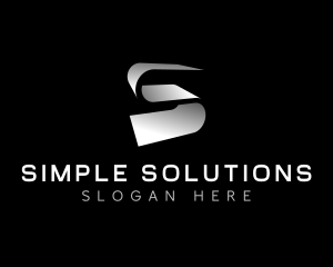 Modern Simple Startup Letter S logo design