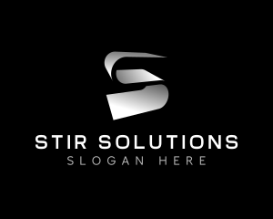 Modern Simple Startup Letter S logo design