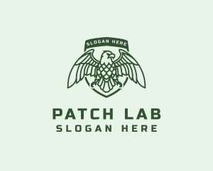 Military Eagle Shield logo