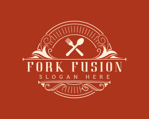 Restaurant Fork Spoon logo design