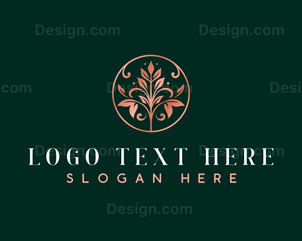 Stylish Floral Beauty Logo