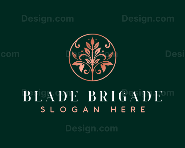 Stylish Floral Beauty Logo