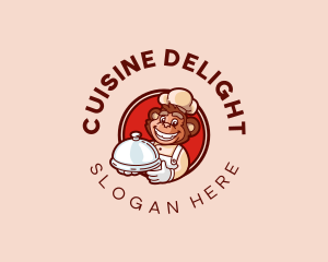 Monkey Chef Cook logo design