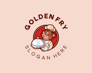 Monkey Chef Cook logo design