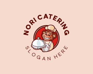 Monkey Chef Cook logo design