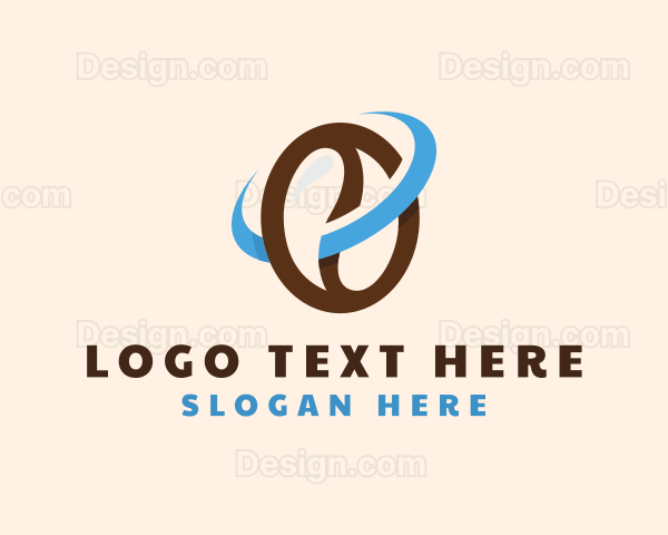 Coffee Bean Loop Logo