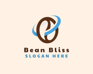 Coffee Bean Loop logo design
