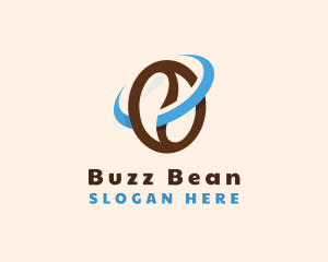 Coffee Bean Loop logo design