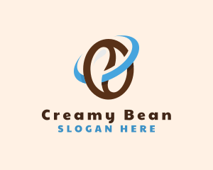 Coffee Bean Loop logo design