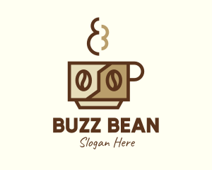 Brewed Coffee Cup logo design