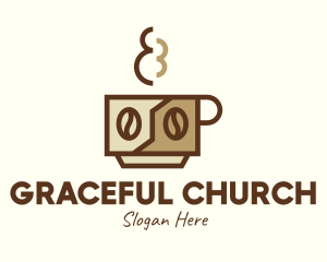 Brewed Coffee Cup logo