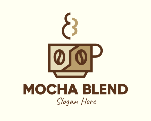 Brewed Coffee Cup logo design