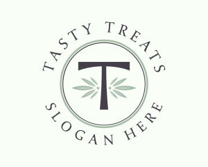 Leaf Spa Letter T logo design