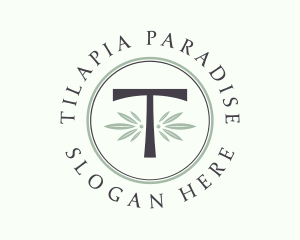 Leaf Spa Letter T logo design