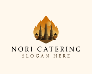 Thai Temple Landmark logo design