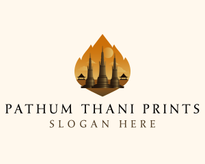 Thai Temple Landmark logo