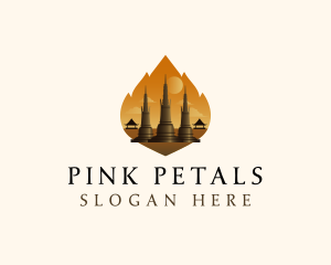 Thai Temple Landmark logo design