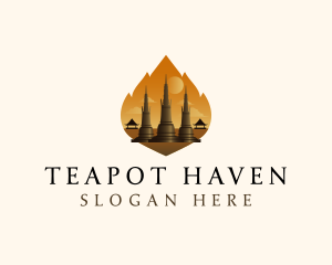 Thai Temple Landmark logo design