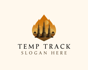 Thai Temple Landmark logo design