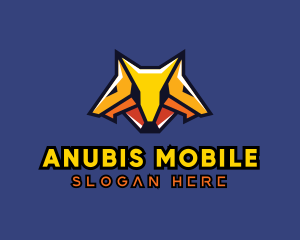 Egyptian God Anubis logo design