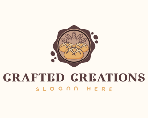 Baked Bread Pastry logo design