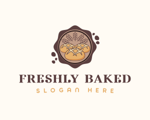 Baked Bread Pastry logo design