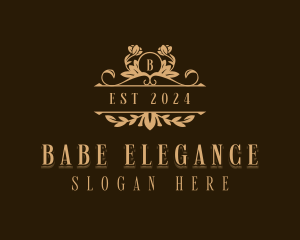 Floral Elegant Boutique logo design