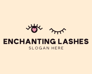 Heart Eye Wink Lashes logo