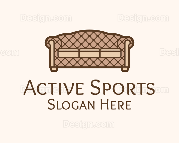 Retro Sofa Furniture Logo