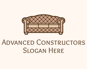 Retro Sofa Furniture logo design