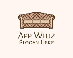 Retro Sofa Furniture logo design