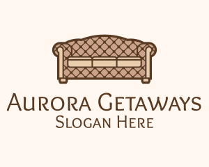 Retro Sofa Furniture logo design