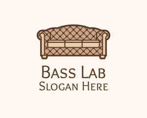 Retro Sofa Furniture logo design