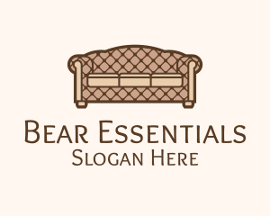 Retro Sofa Furniture logo design