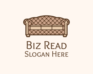 Retro Sofa Furniture logo design