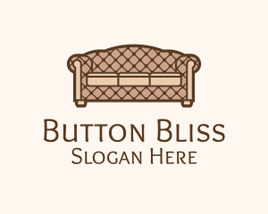 Retro Sofa Furniture logo design