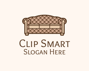 Retro Sofa Furniture logo design