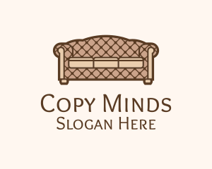 Retro Sofa Furniture logo design