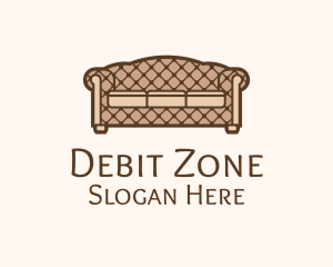 Retro Sofa Furniture logo design