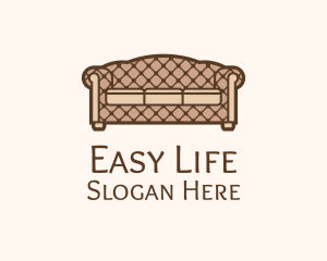 Retro Sofa Furniture logo design