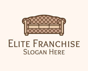 Retro Sofa Furniture logo design