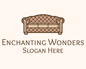 Retro Sofa Furniture logo design