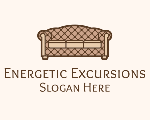 Retro Sofa Furniture logo design